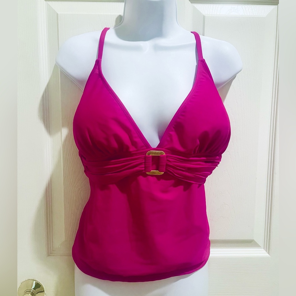 CATALINA  fuchsia tankini top